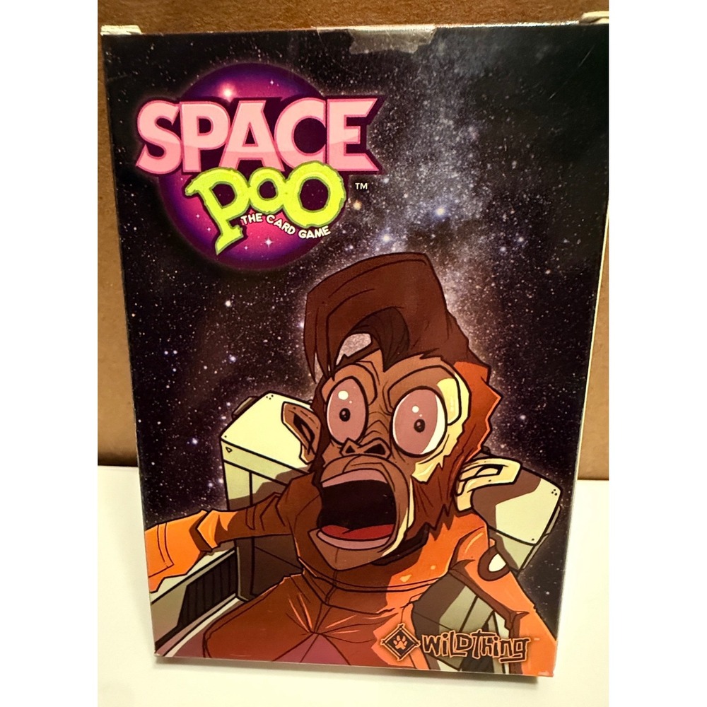 PACK of 4! WildThing Space Poo Card Game NEW UNSEALED Space Monkey Party Game